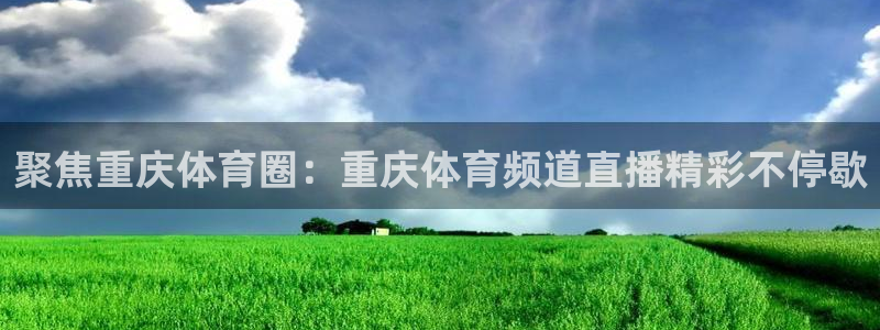 鲸鱼体育app官网版：聚焦重庆体育圈：重庆体育频道直播精彩不停歇