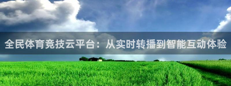 鲸鱼体育网址是什么：全民体育竞技云平台：从实时转播到智能互动体验